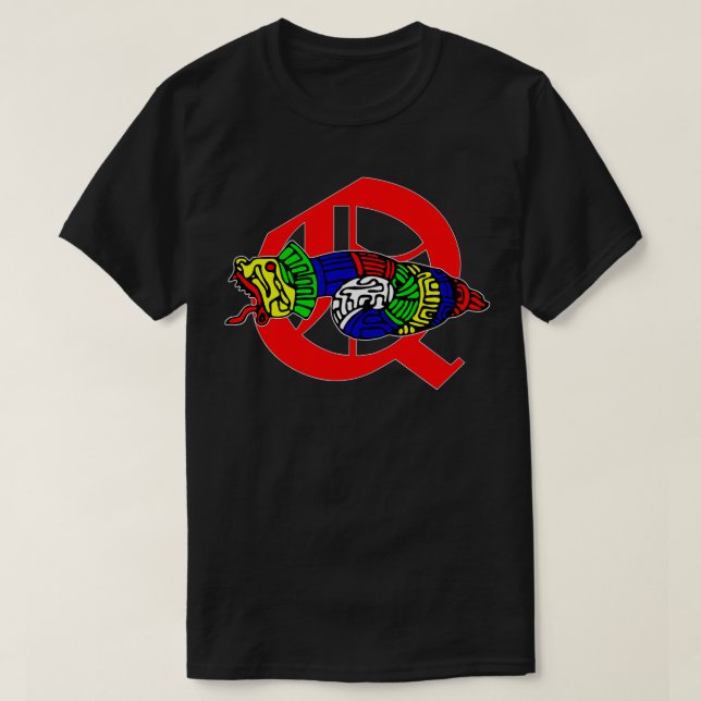 Order of Quetzalcoatl Q Artisans Shriner Pappor T Shirt (Design framsida)