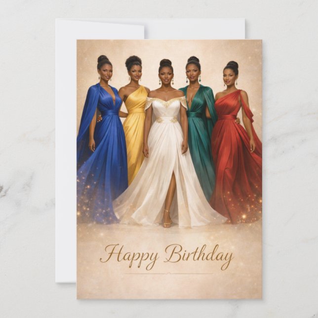 Order of the Eastern Star Birthday Card Inbjudningar (Framsida)