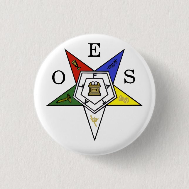 Order of the Eastern Star Emblem of the Order Knapp (Framsida)