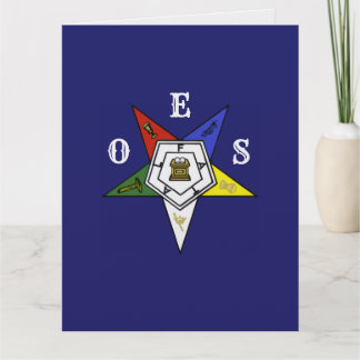 Order of the Eastern Star Premium Greeting Kort
