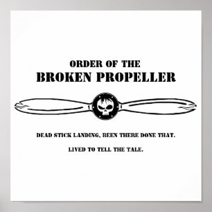 Ordern på den brutna propellerns Poster