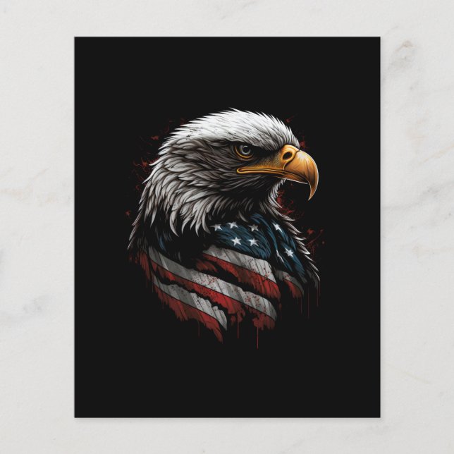 Ördesign med amerikansk flagga (Framsida)