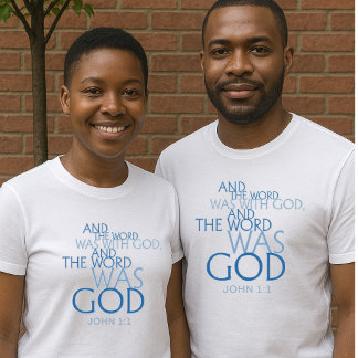 “Ordet var Gud” John 1:1 Unisex T Shirt