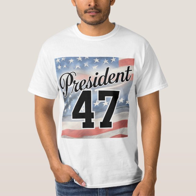 Ordförande 47 | 47:e presidenten för det enade sta t shirt (Framsida)