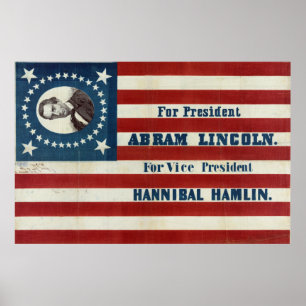Ordförande - Abram Lincoln Poster