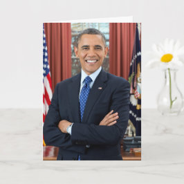 Ordförande Barack Obama 2:a termen 5:e och 7:e föd Kort