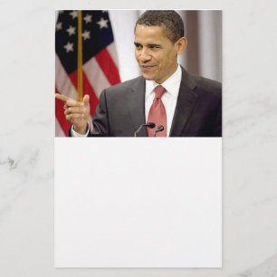 Ordförande Barack Obama Brevpapper