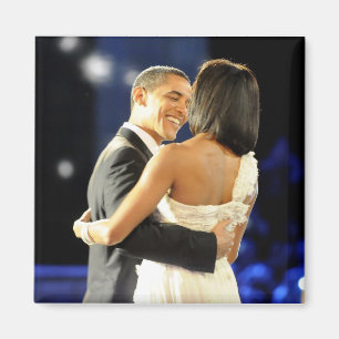 Ordförande Barack och Michele Obama Magnet