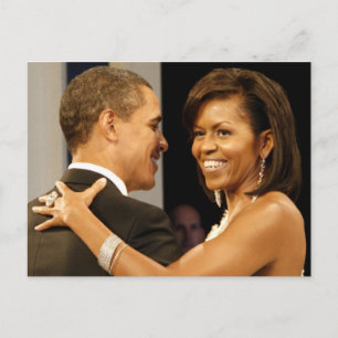 Ordförande Barack och Michele Obama Vykort