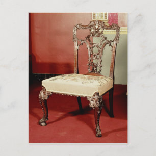 Ordförande, Chippendale ’Director’ design, 1760 Vykort