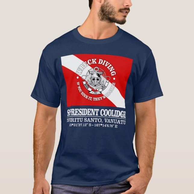 Ordförande Coolidge (bästa vrak) T Shirt (Framsida)