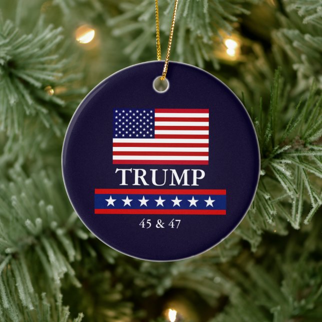 ORDFÖRANDE DONALD TRUMP CHRISTMAS ORNAMENT (Träd)
