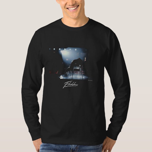 Ordförande för Blöten Flashdance Vatten Scene T Shirt (Framsida)