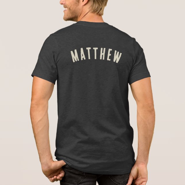 Ordförande för Board Darts Expert Dartboard Namn T Shirt (Baksida)