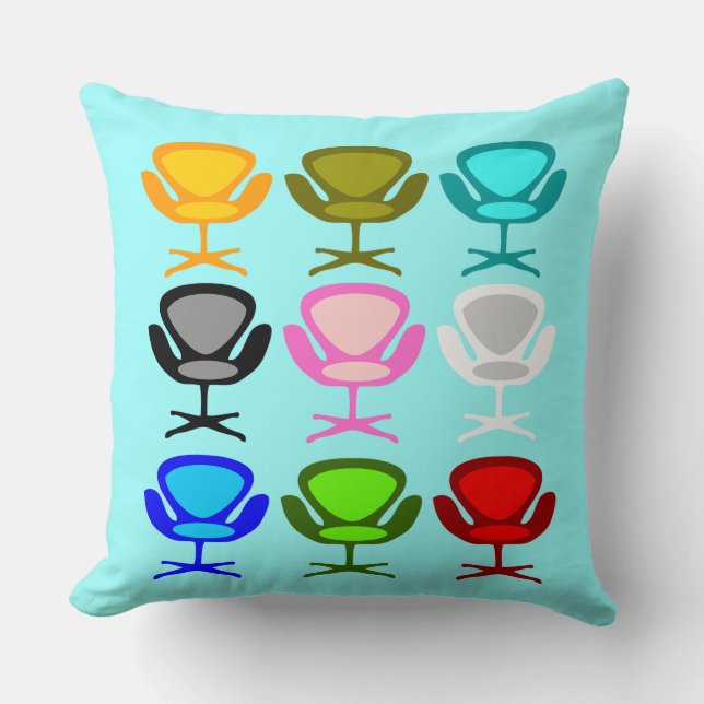 Ordförande för mitten av århundradet kudde (Framsida)