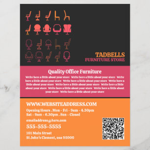 Ordförande - Försäljning av möbellager Reklamblad