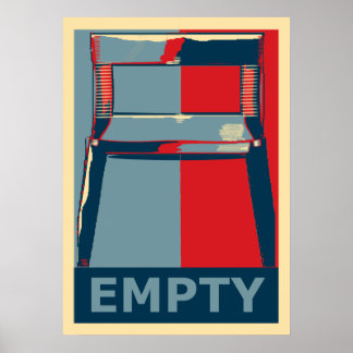 Ordförande Funny Obama Politiskt humor Poster
