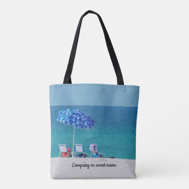 Ordförande i Beach Tote Bag Tygkasse (Baksida)
