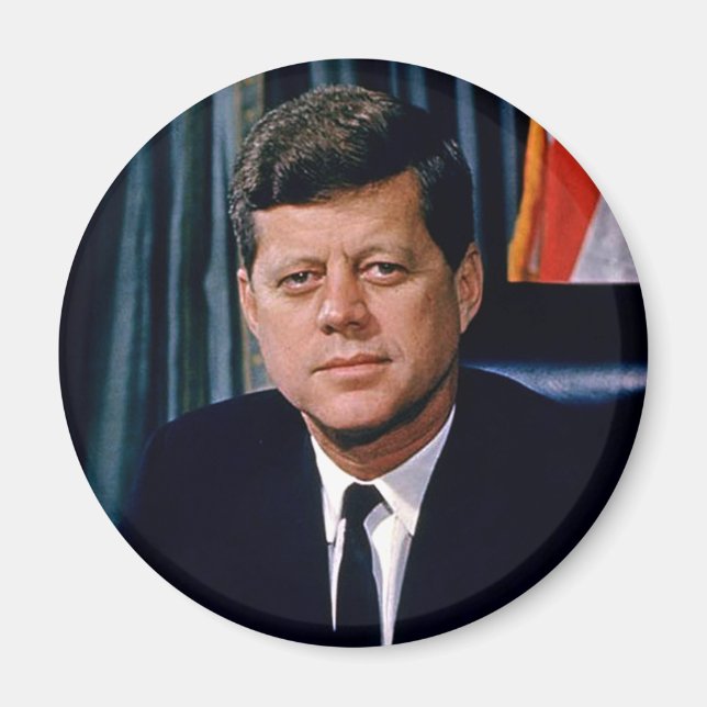 Ordförande John F. Kennedy Magnet (Framsidan)