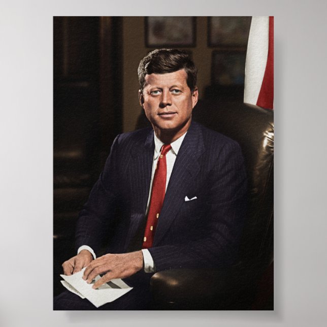 Ordförande John F. Kennedy Poster (Framsidan)