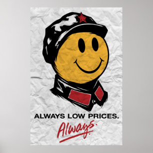 Ordförande Mao Ansikte - China:Alltid låga priser Poster