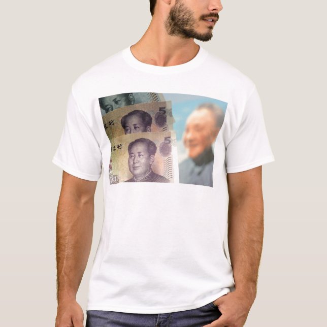 Ordförande Mao och Deng Xiaoping T-shirt (Framsida)