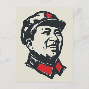 Ordförande Mao Porträtt Vykort