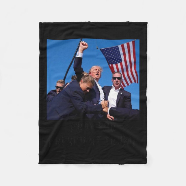 Ordförande Trump2 Fleecefilt (Framsidan)