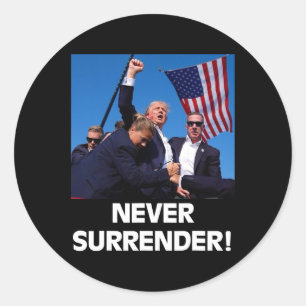 Ordförande Trump3 Runt Klistermärke