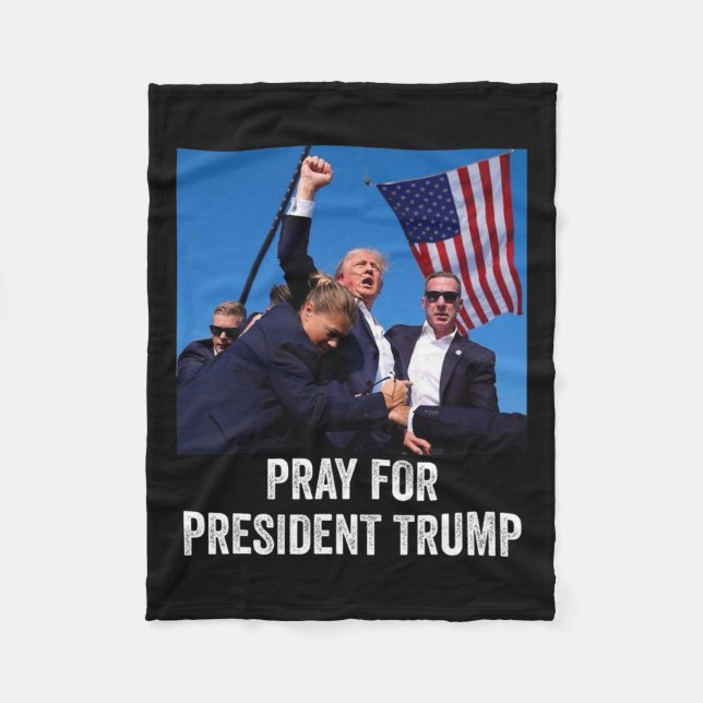 Ordförande Trump 4 Fleecefilt (Framsidan)