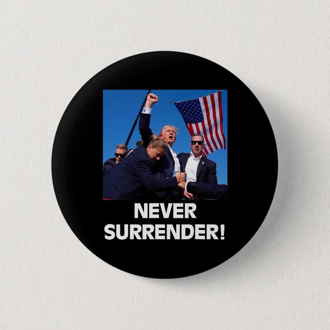Ordförande Trump 5 Knapp (Framsida)