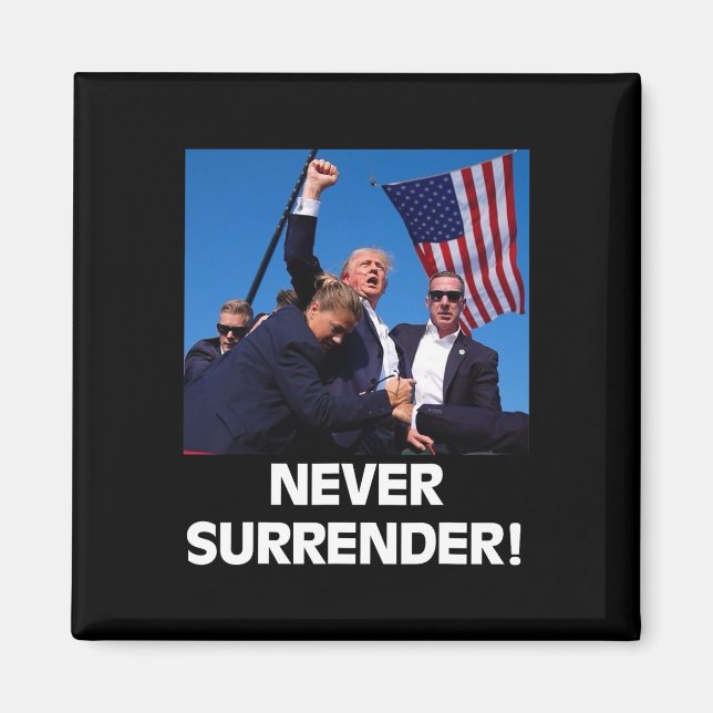 Ordförande Trump 5 Magnet (Framsidan)