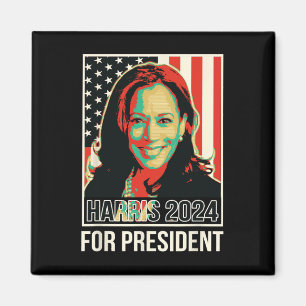Ordförande Val Harris 2024 Magnet