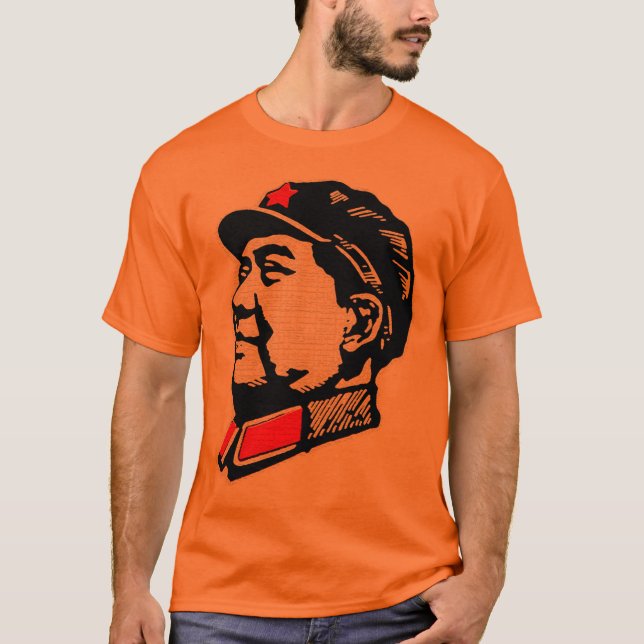 OrdförandeMao T-tröja Tee Shirt (Framsida)