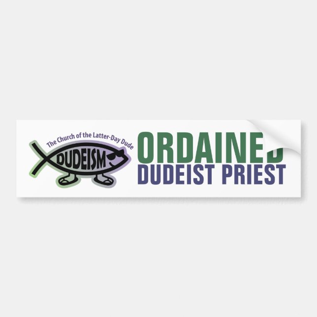 Ordinarie herdeismen Bumper Sticker Bildekal (Framsidan)