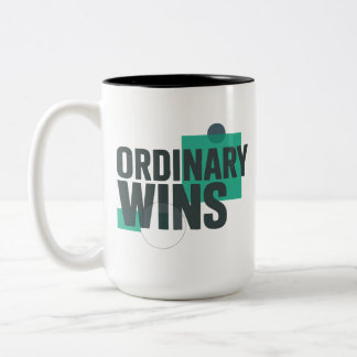 Ordinary, and proud of it! Statement graphic about Två-Tonad Mugg