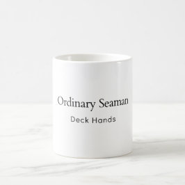 Ordinary Seaman Deck Hands Kaffemugg