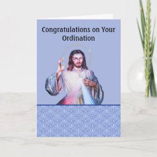 Ordination med Guds bild Kort