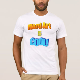 Ordkonst är kall! t-shirt