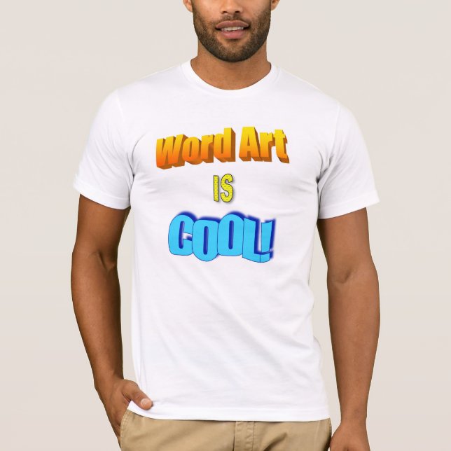 Ordkonst är kall! t-shirt (Framsida)