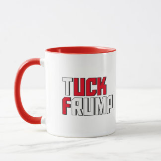 Ordlek för Tuck Frump Funny Anti Donald Trump Mugg