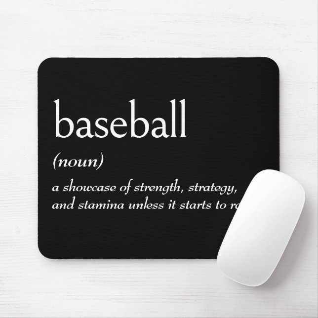 Ordlistedefinition för BASEBALL Musmatta (Med mus)