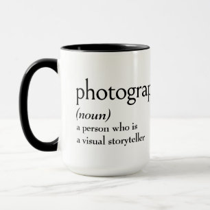 Ordlistedefinition för FOTOGRAPHER Mugg