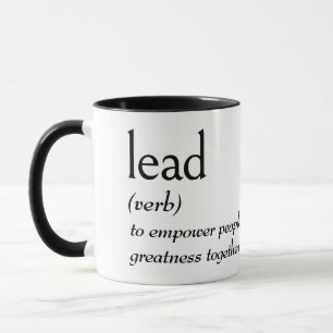 Ordlistedefinition för LEAD Mugg