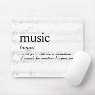 Ordlistedefinition för MUSIC Musmatta
