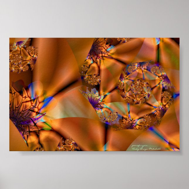 Ordna för Bran Fractal Art Poster (Framsidan)