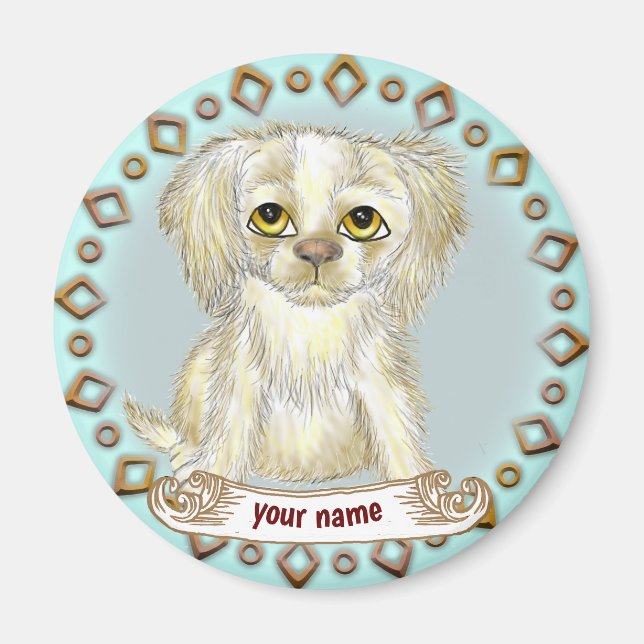 Ordna Hund Magnet (Framsidan)