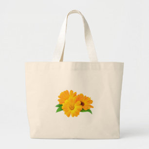 Ordnade Calendula Flowers Jumbo Tygkasse