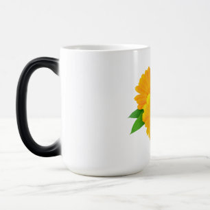 Ordnade Calendula Flowers Magisk Mugg