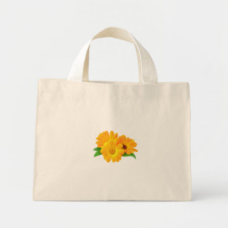 Ordnade Calendula Flowers Mini Tygkasse
